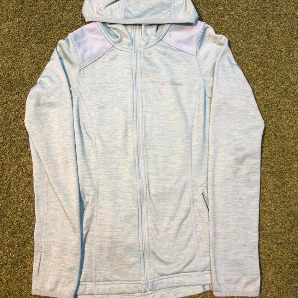 Columbia blue zip up hoodie‎ Size XS #outdoor #hiking